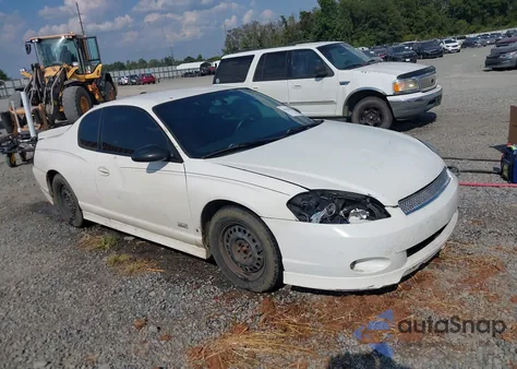 2006 Chevrolet Monte Carlo Ss из США, поврежденный, VIN 2G1WL15C269261387